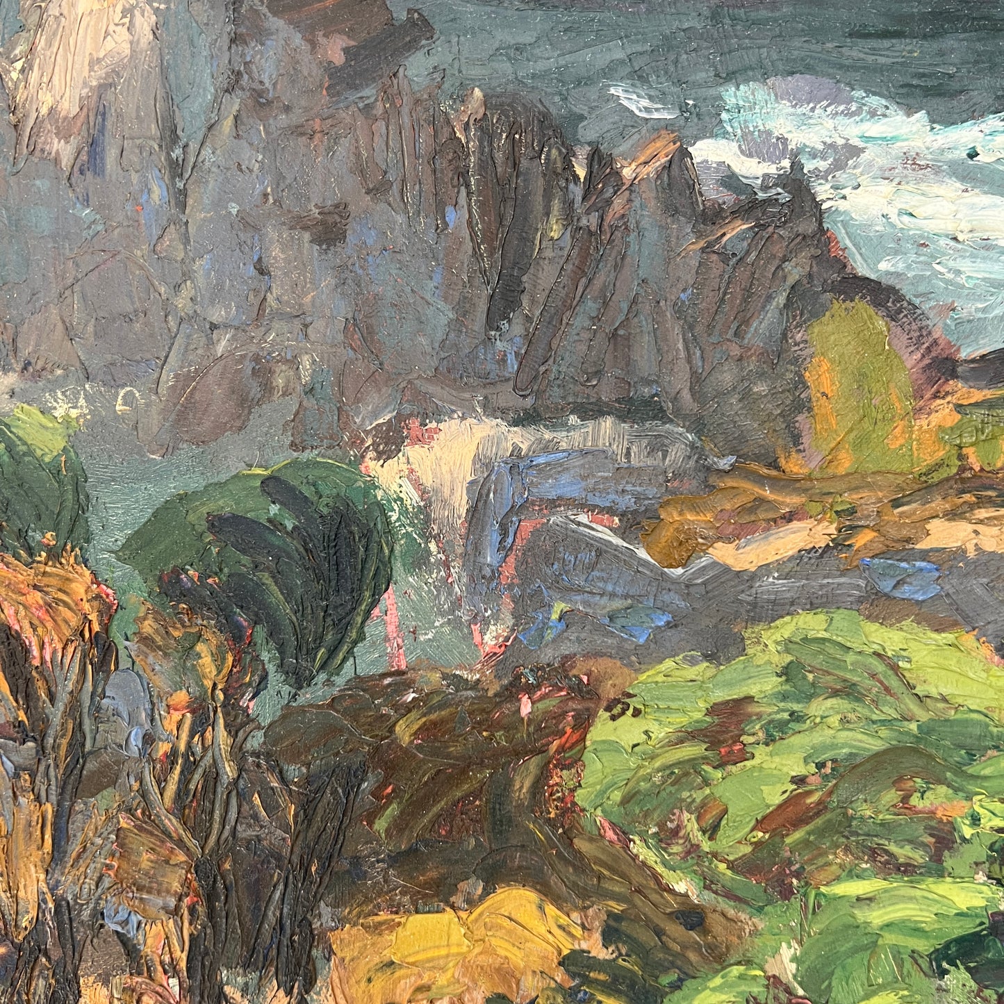 Textural Coastal Landscape by Kjell Högström, 1943